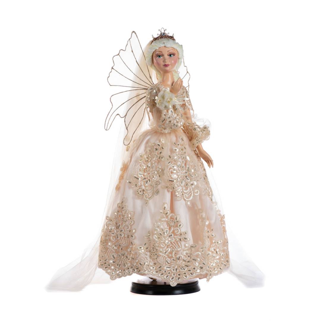 STAND FAIRY PRINCESS BRIDE DOLL W STAND BOX CRM 66